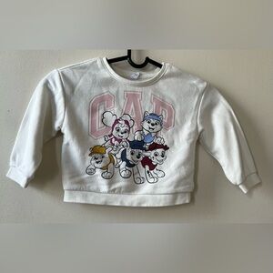 GAP Toddler Sweatshirt with Cartoon Print